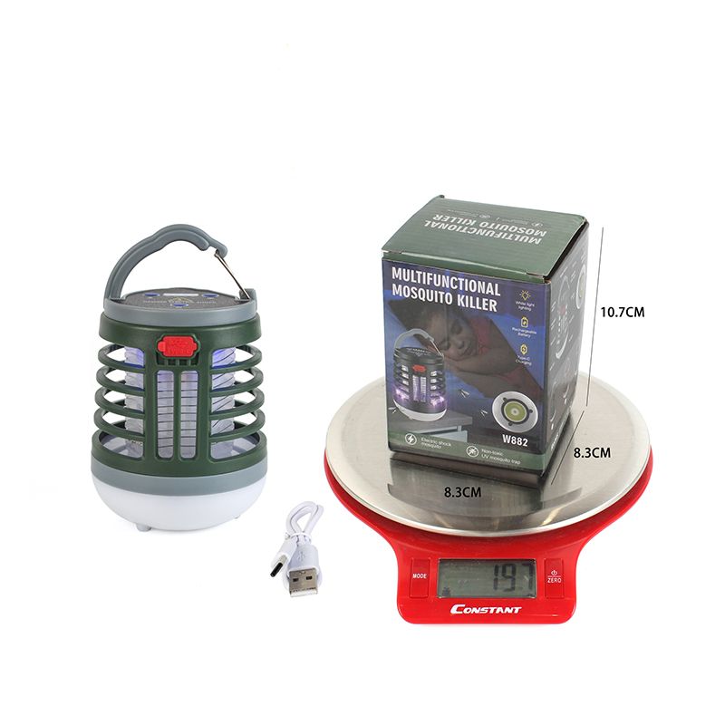 New cross-border electric shock mosquito repellent lamp, outdoor USB charging lighting mosquito trap, household silent mosquito repellent Specification image
