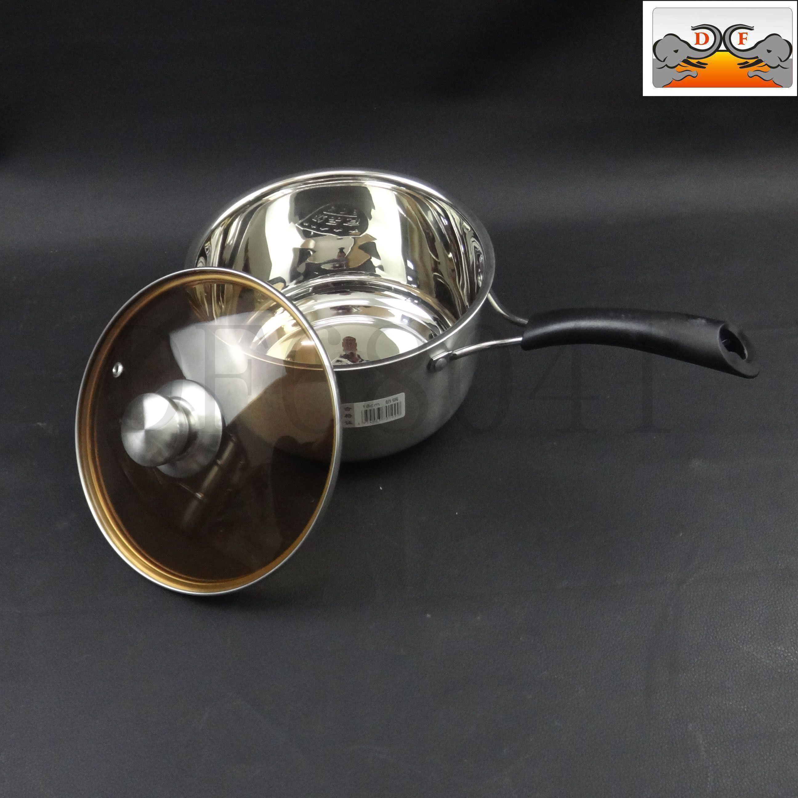 DF TRADING HOUSE Zhangqiu Non-stick Pan Small Cooking Pan Single Handle Milk Pan Frying Pan DF68041 Specification image