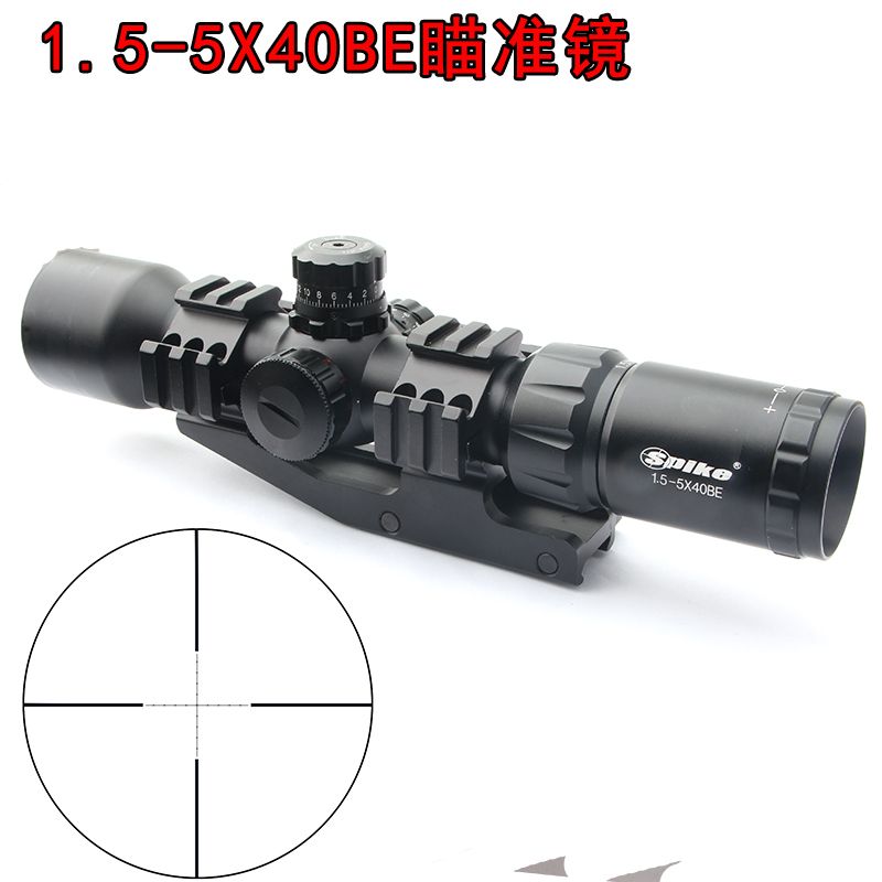 1.5-5x40be鱼骨瞄准
