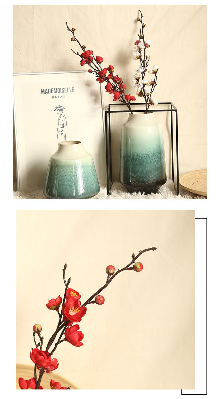 梅花腊梅中式仿真花植物婚庆装饰品INS风植物墙花墙玫瑰花详情5