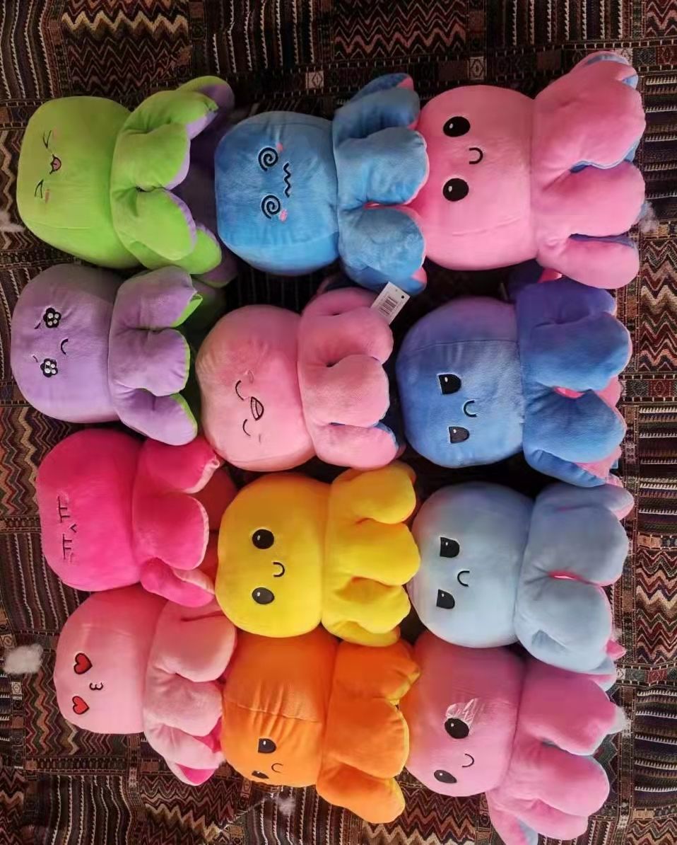 The manufacturer of flip-out octopus plush toys supplies game dolls in stock details Picture