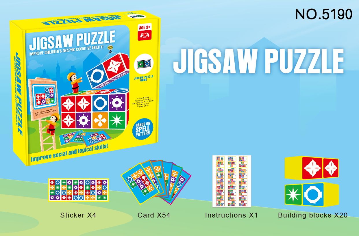 Children's puzzle toy board game puzzle game human body evolution to find figure game 3D magnetic digital puzzle
