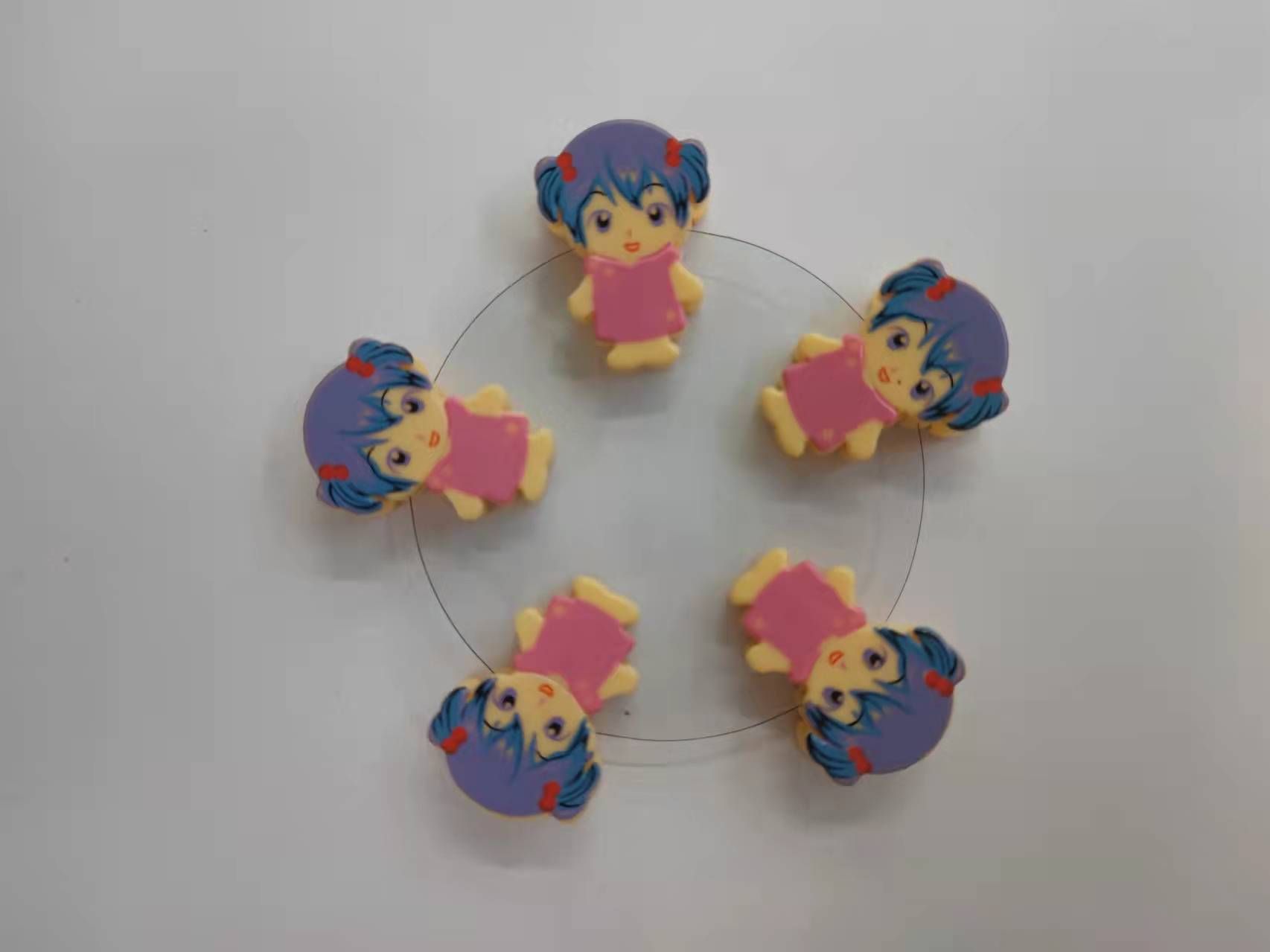 印花类动物夹三十余种彩色创意卡通塑料夹子 DIY手账照片夹日本韩国动物圣诞夹