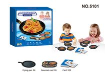 Children's puzzle toy board game Frying pan game Pizza game Stereoscopic tic-tac-toe sports game Chicken pair touch