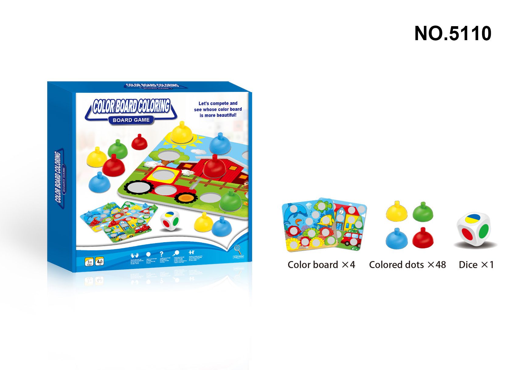 Children's puzzle board game parent-child simulation game