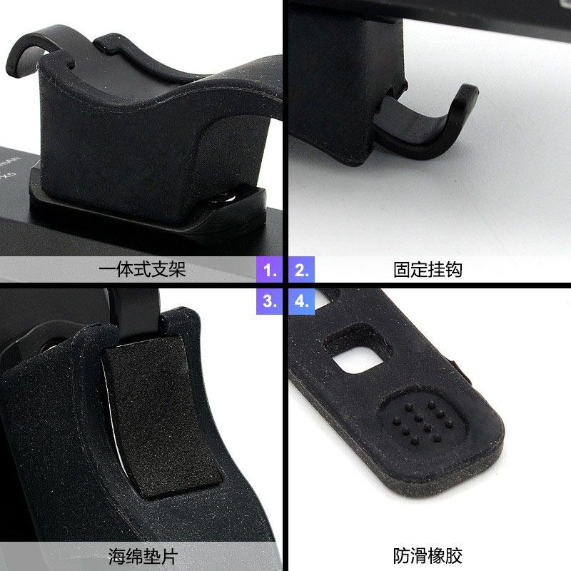 QL460-400LM铝合金双头前灯(短)usb充电自行车灯车前灯单车手电筒 详情13