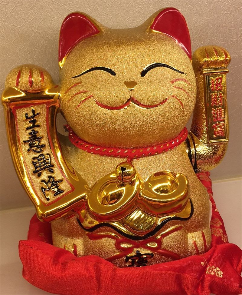 南泰生意兴隆摇手猫电动摇手开业送礼收银台咖啡店