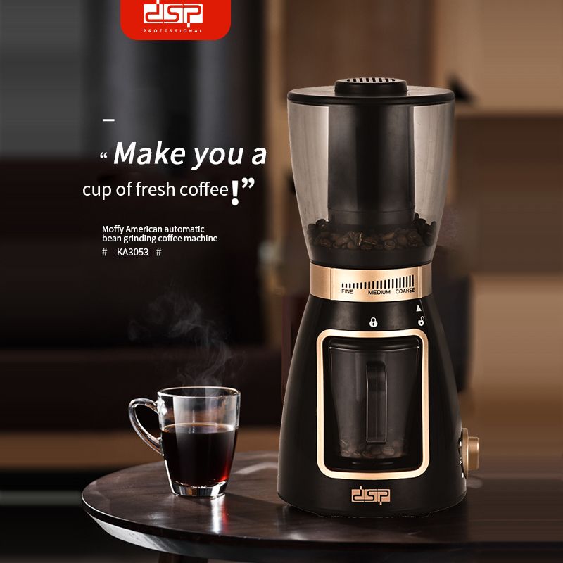 DSP丹松 全自动电动咖啡磨豆机家用小型研磨度调节咖啡豆研磨器ka3053详情图3