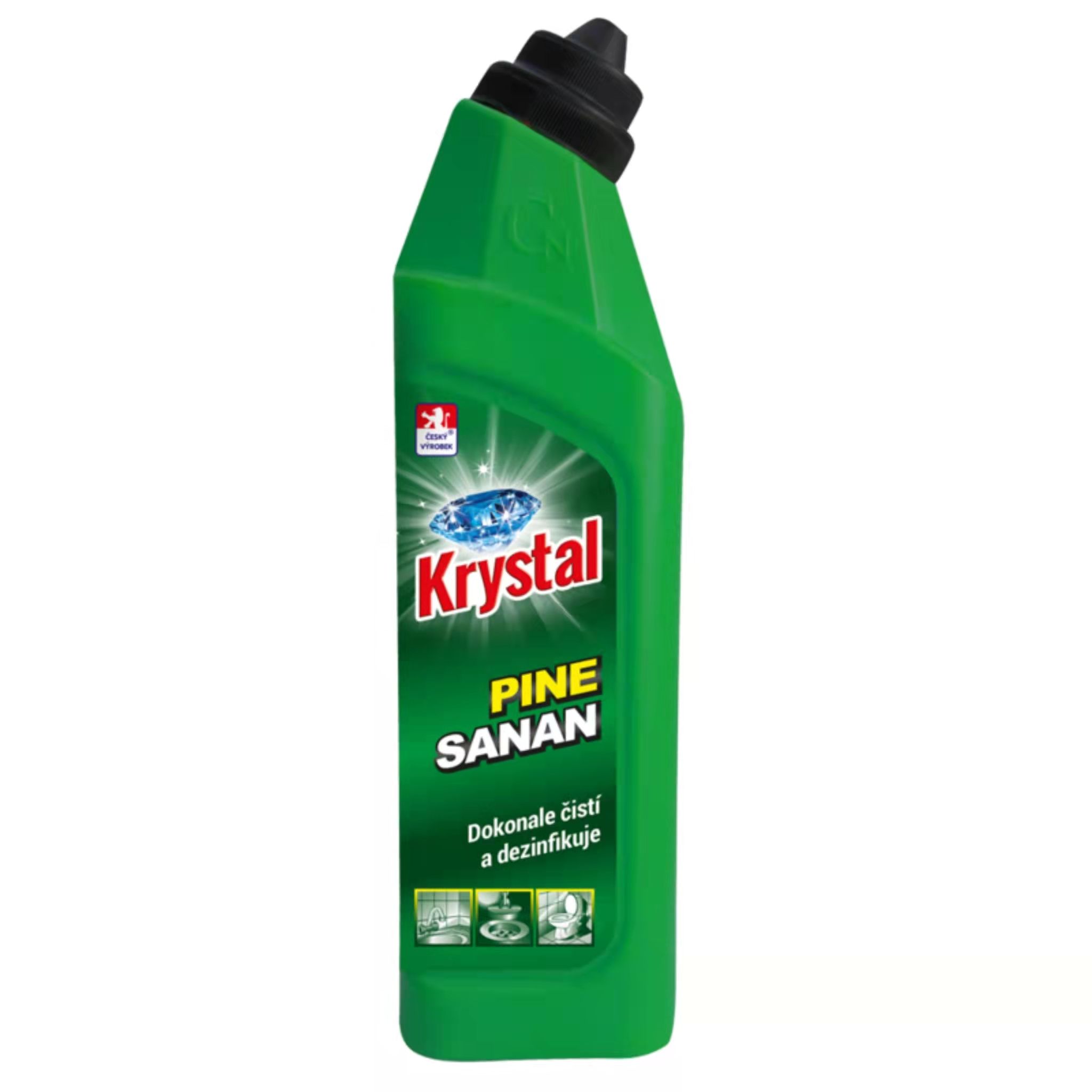 捷克进口KRYSTAL净晶浴室卫生间马桶清洁剂750ml