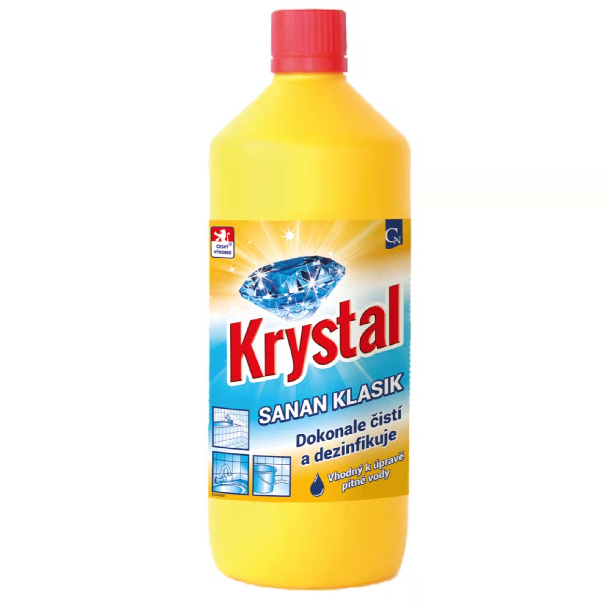 捷克进口KRYSTAL净晶含有活性氯液体消毒剂1L