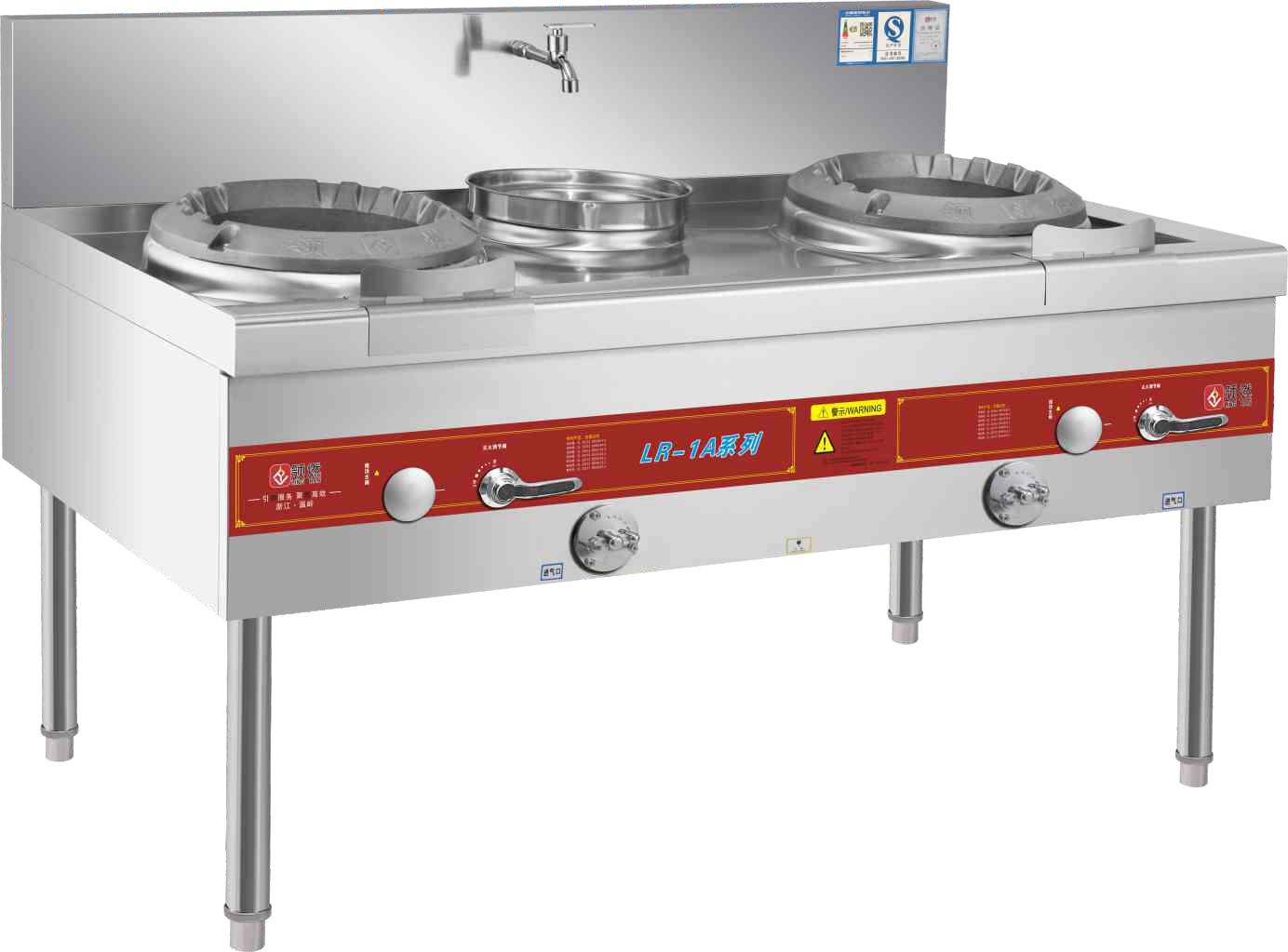 领燃炒灶双灶推顶灶饭店专供食堂炒灶