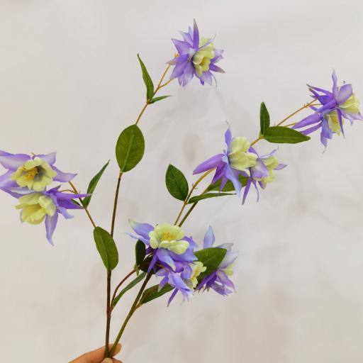 Venta al por mayor de alta gama simulación flores de tela de seda flores de embudo de gran ramo inserciones de flores con flores falsas adecuado para el hogar decoración del dormitorio diseño de montaje suave decoración de flores artificiales decoración floral de boda details Picture