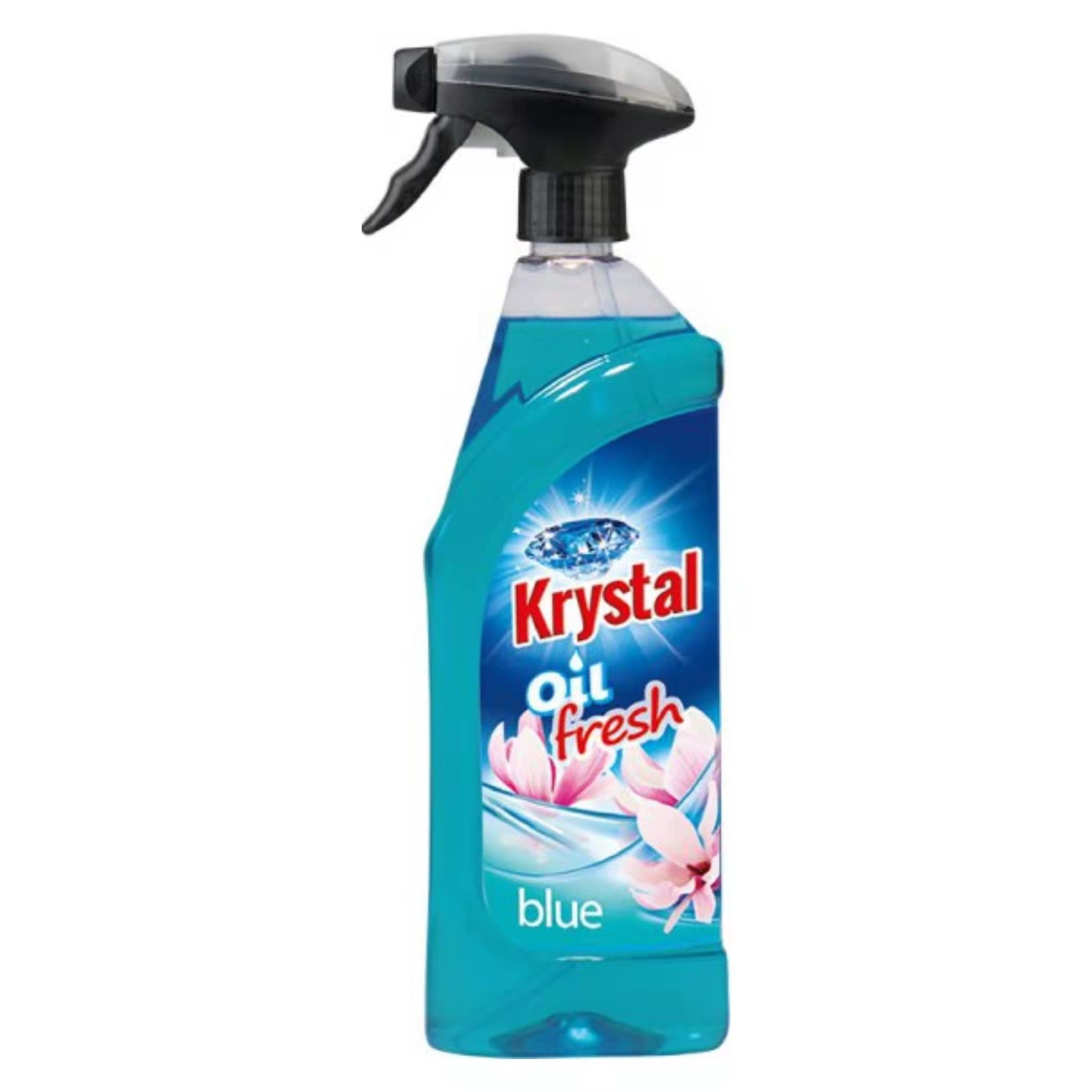 捷克进口KRYSTAL净晶卫生间浴室清洁剂蓝标750ml