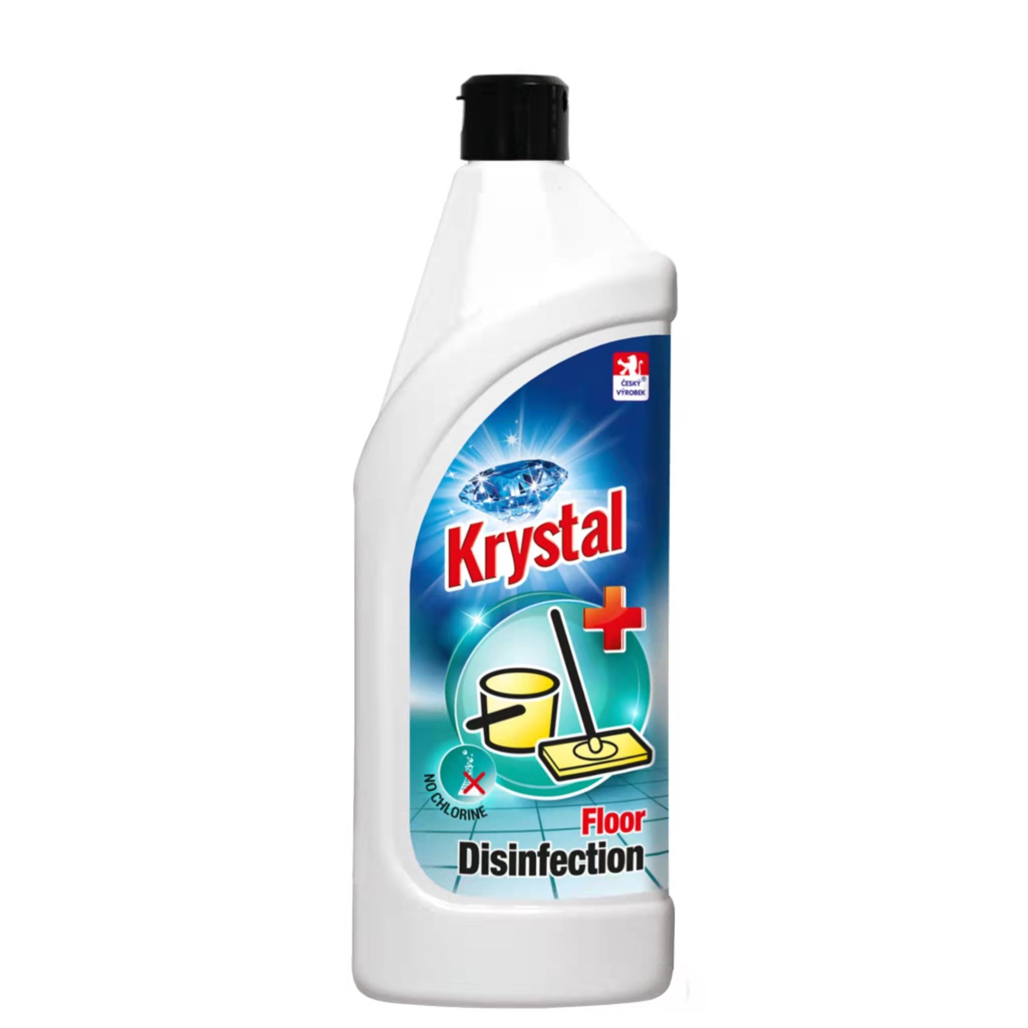 捷克进口KRYSTAL净晶地板清洁消毒液750ml