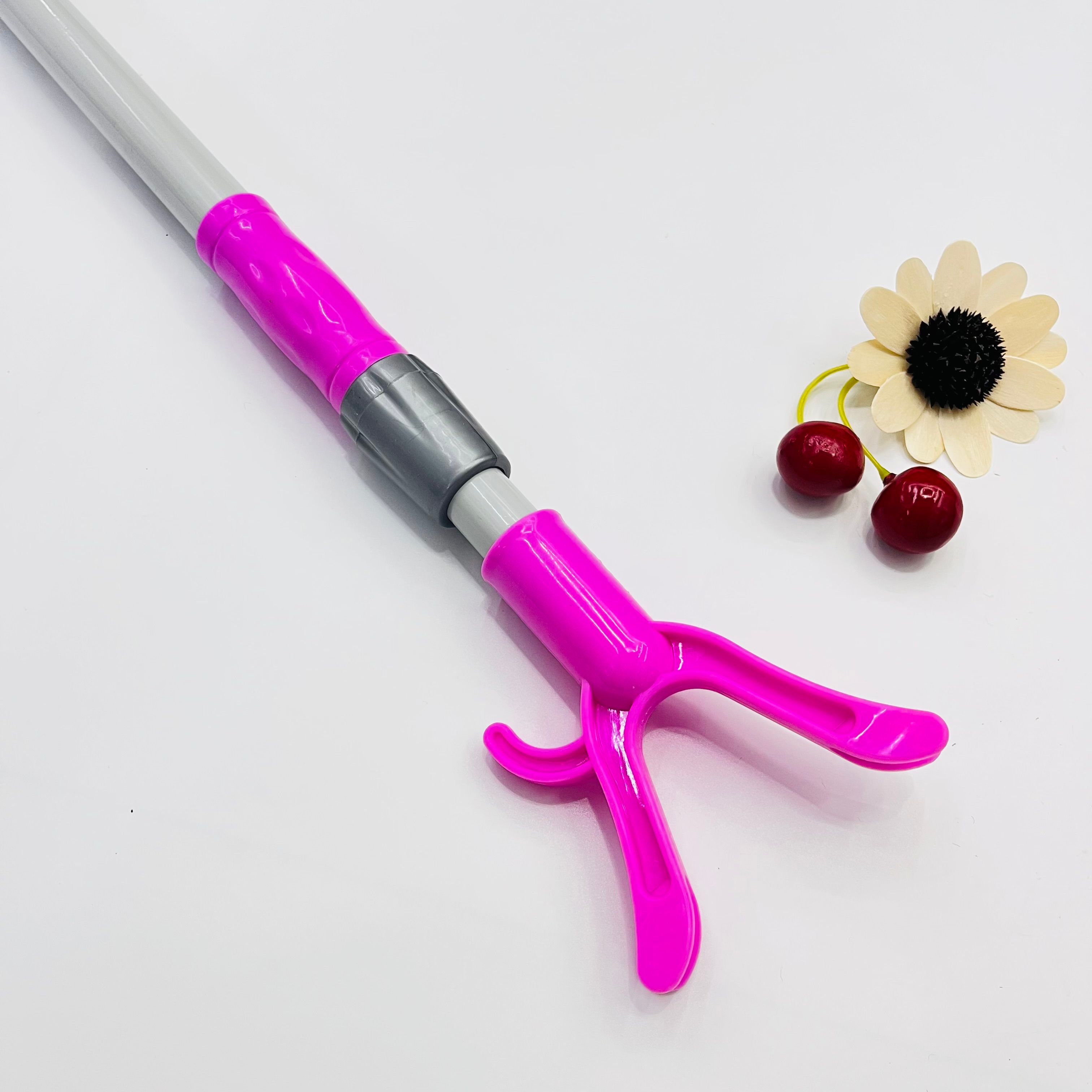 喷漆铁杆衣叉22管转19管可伸缩便携两色混装衣叉批发家居日用品详情3