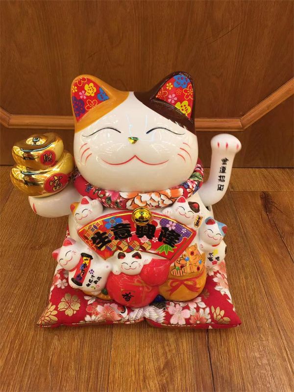 南泰生意兴隆电动摇手猫开业礼品家居客厅创意摆件