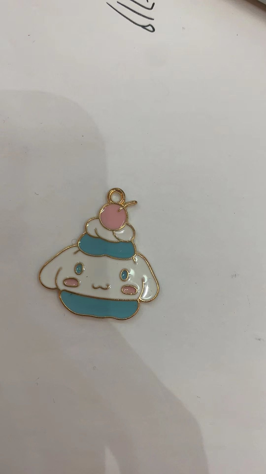 Best-selling duck-shaped jewelry accessories, alloy accessories, white claw accessories, bright color accessories, alloy cartoon