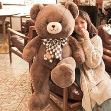 绅士熊泰迪熊玩偶可爱小熊公仔大号毛绒玩具抱抱熊布娃娃女生礼物