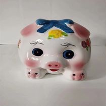 South Thai cute version of butterfly pig piggy bank decoration opening gift home living room piggy bank