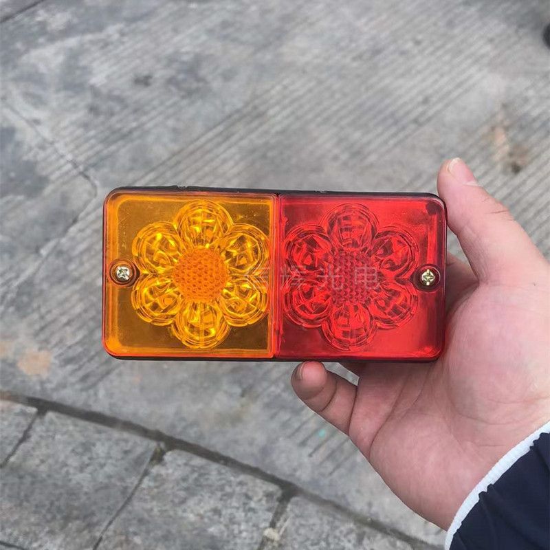 Truck taillights 24V, truck side lights, brake lights 48V, tricycle led lights yellow and red, customized versions details Picture
