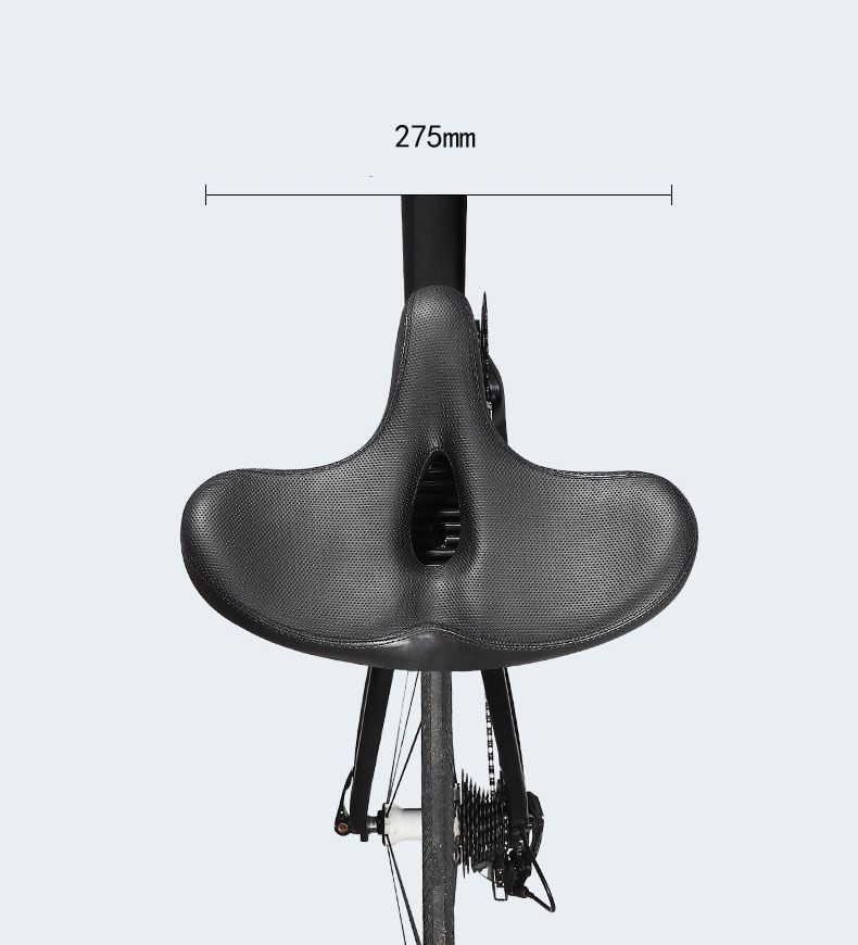 6676 Bicycle saddle (3-fork type, no light) Mountain bike large-sized seat cushion saddle bicycle seat cushion Specification image