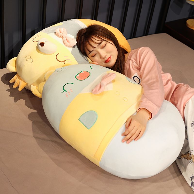 Miaokefang Little Tiger throw pillow with leg clips, cute on the bedroom bed, 80cm Specification image