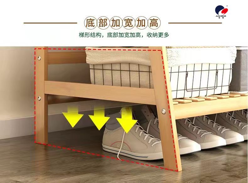 衣架卧室挂衣架落地简约简易卧室家用现代实木挂衣架柜子树杈落地详情10