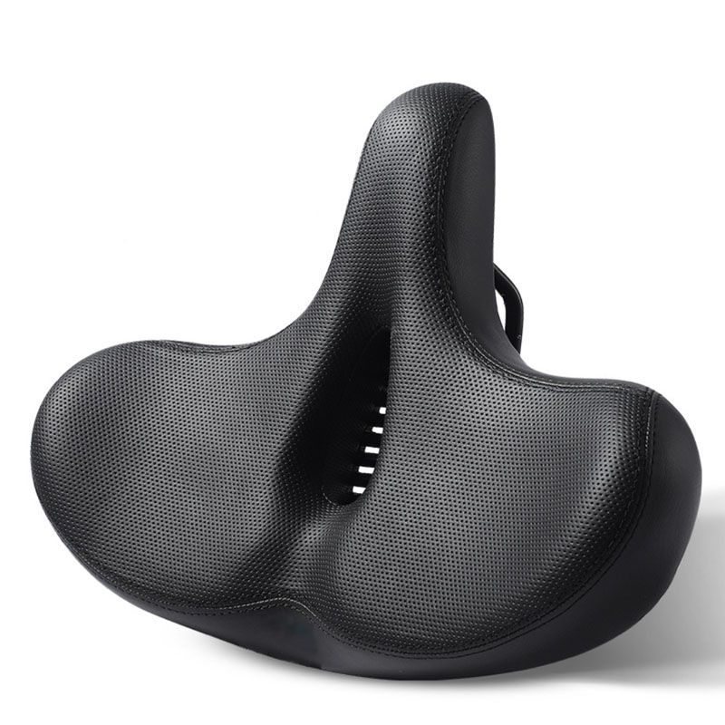 6676 Bicycle saddle (3-fork type, no light) Mountain bike large-sized seat cushion saddle bicycle seat cushion details Picture