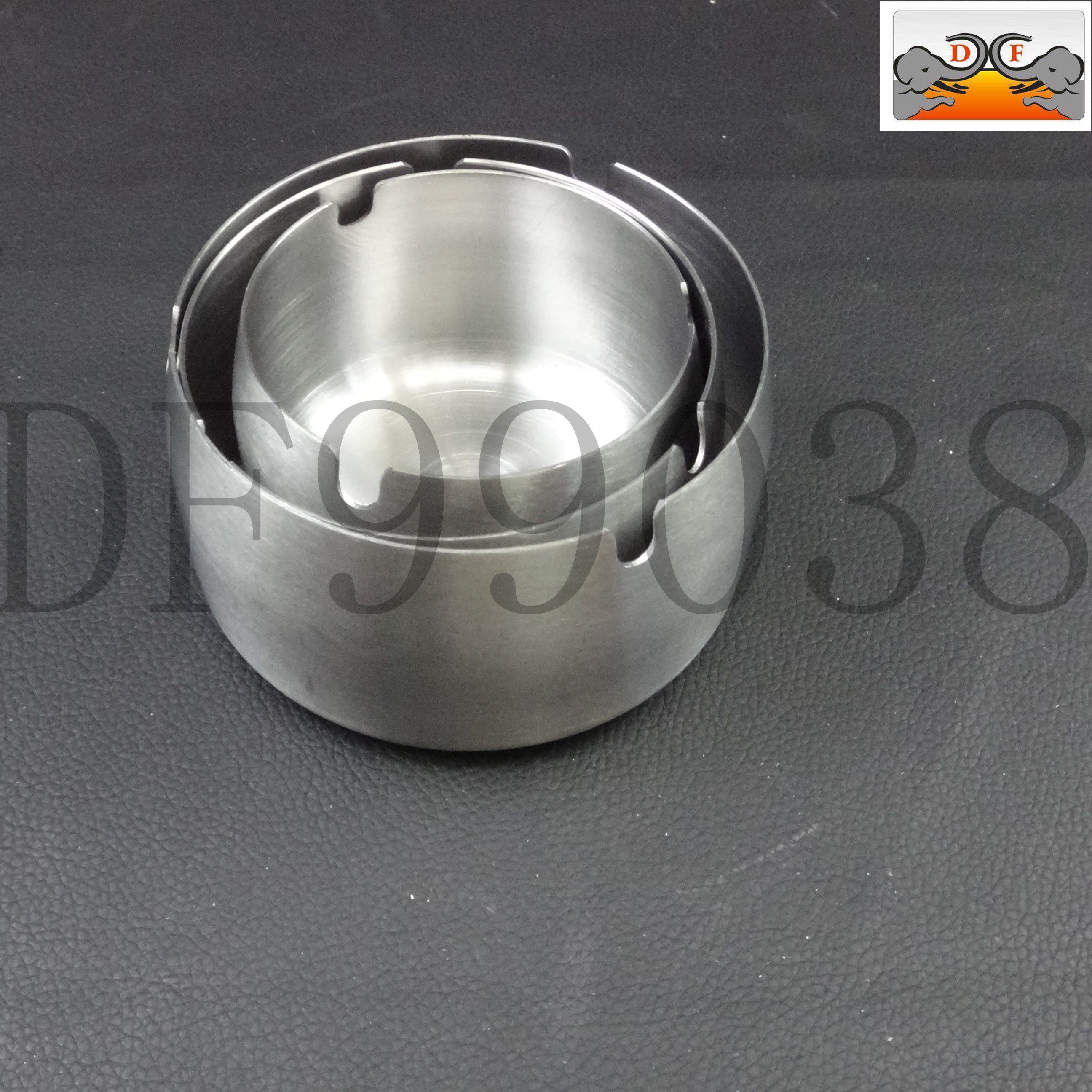 DF TRADING HOUSE 鼓形烟灰缸 家用时尚创意烟灰缸 简约现代客厅摆件 DF99038 其他居家日用白底实物图