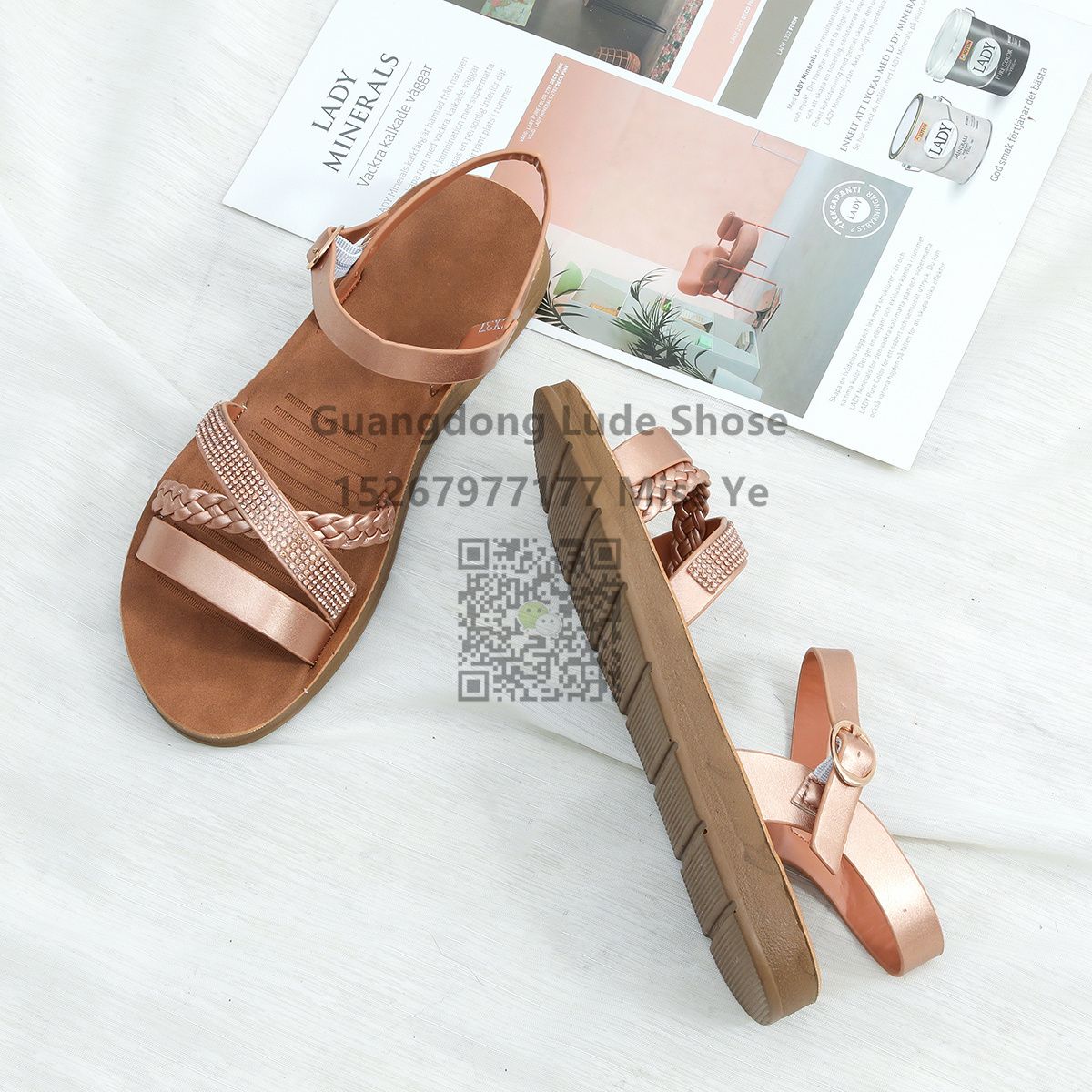 2022 Summer New Women's Sandals Cross Strap Women's Shoes Casual With Guangzhou Women's Shoes Temperament Craft Shoes Women