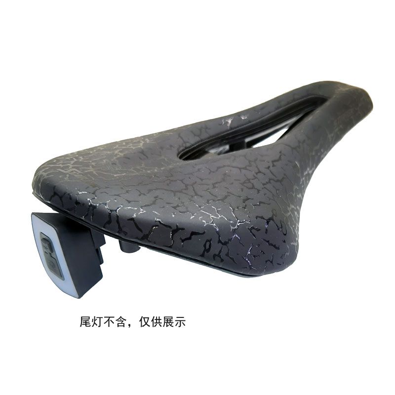 6802 saddle (without light), bicycle saddle, mountain bike seat cushion, bicycle seat cushion, seat cushion bag Item Picture