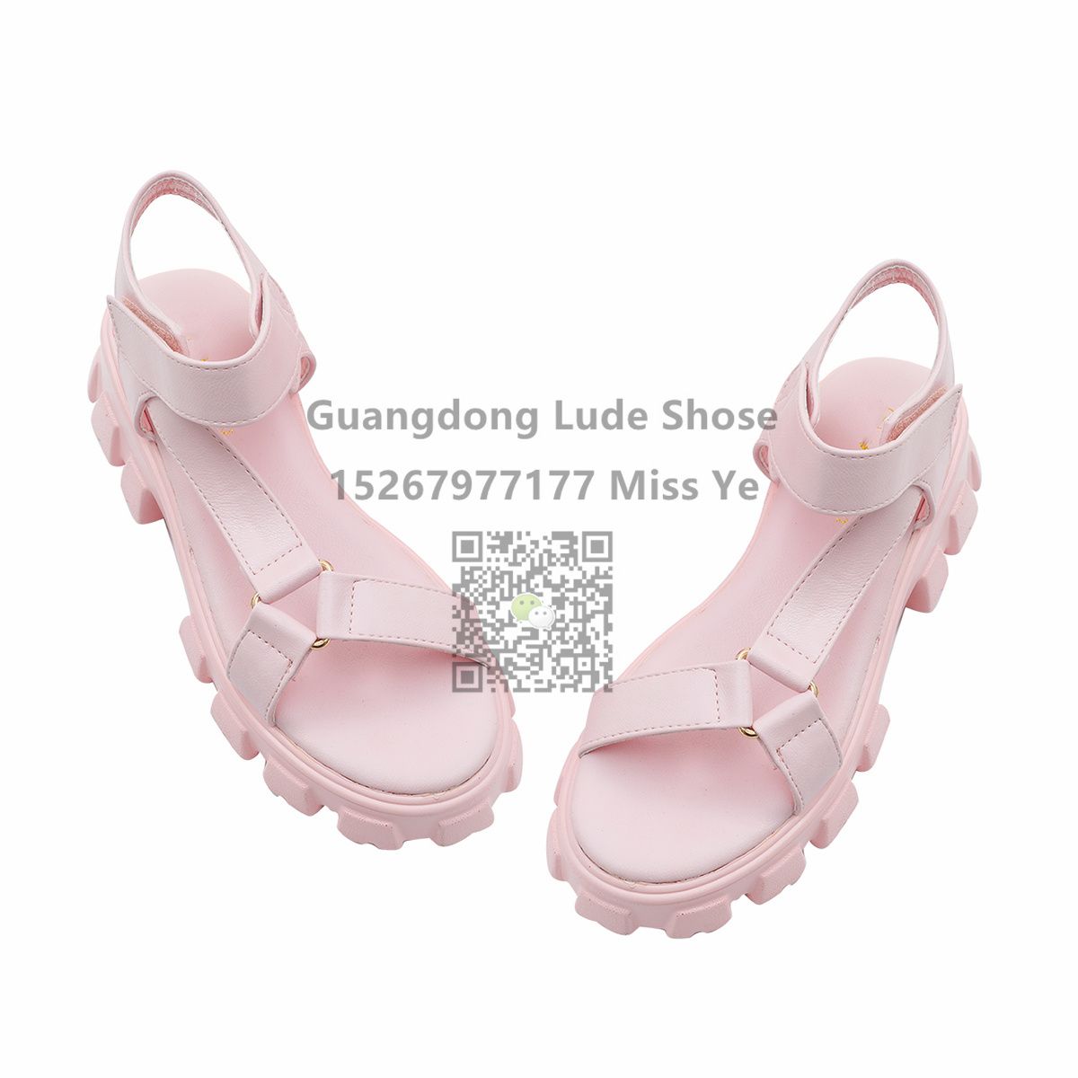 广州女鞋/工艺鞋/女鞋白底实物图