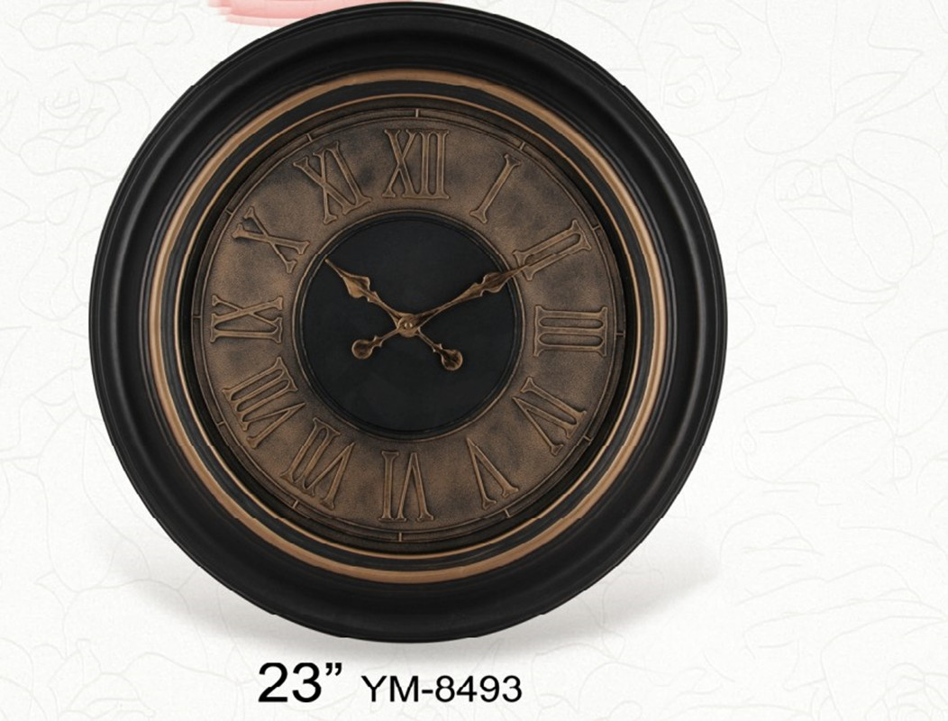 Model 8493A plastic retro wall clock in Europe and America详情3