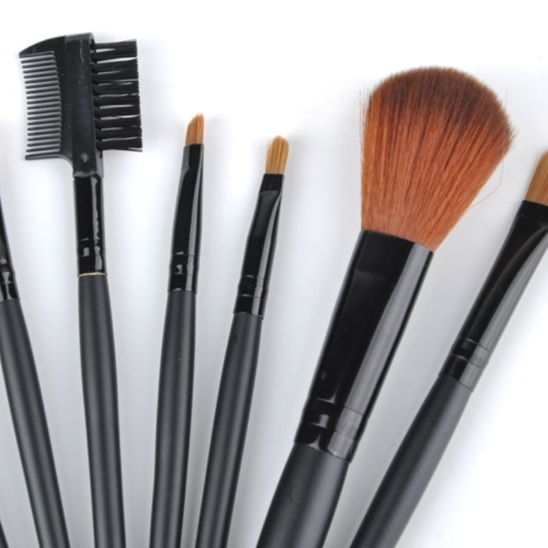 Factory direct sales Romance 7-piece makeup brush set, portable travel makeup brush set, multi-color and multi-pattern mixed color pic 6