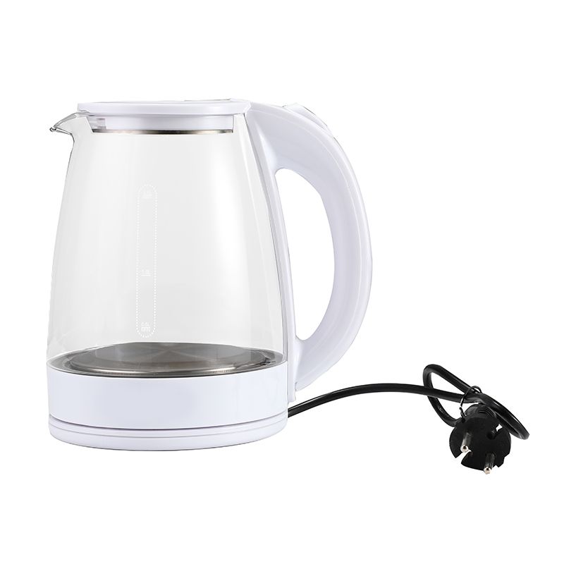 Export electric kettle High boron glass kettle 2.0L with blue light for home office use thumbnail
