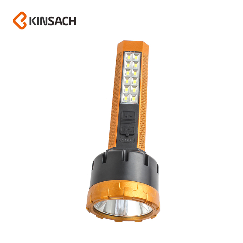 LED multi-functional outdoor portable USB rechargeable flashlight power display long-range high-lighted flashlight