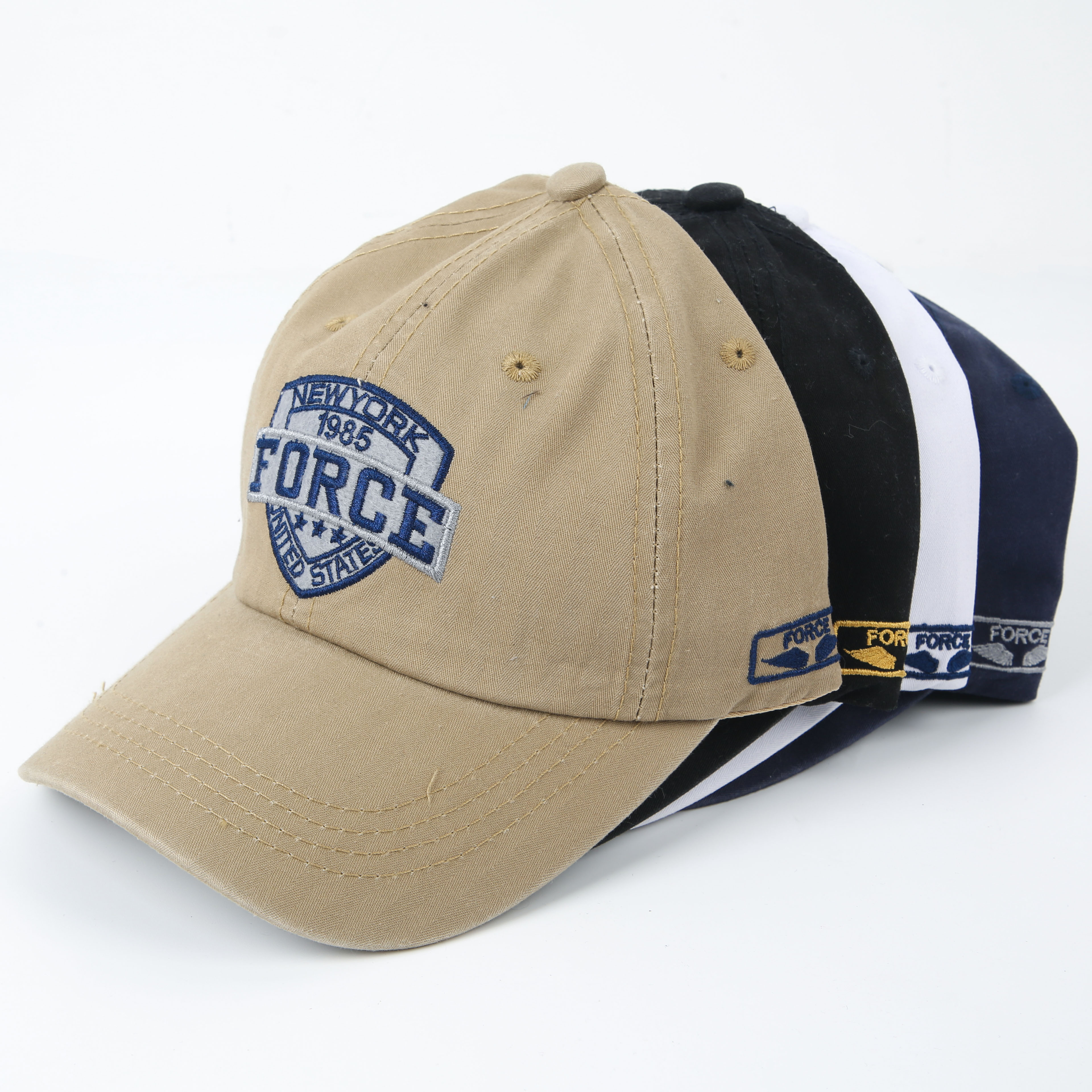 Patches Embroidered Multi-color selection trendy fashion baseball caps thumbnail