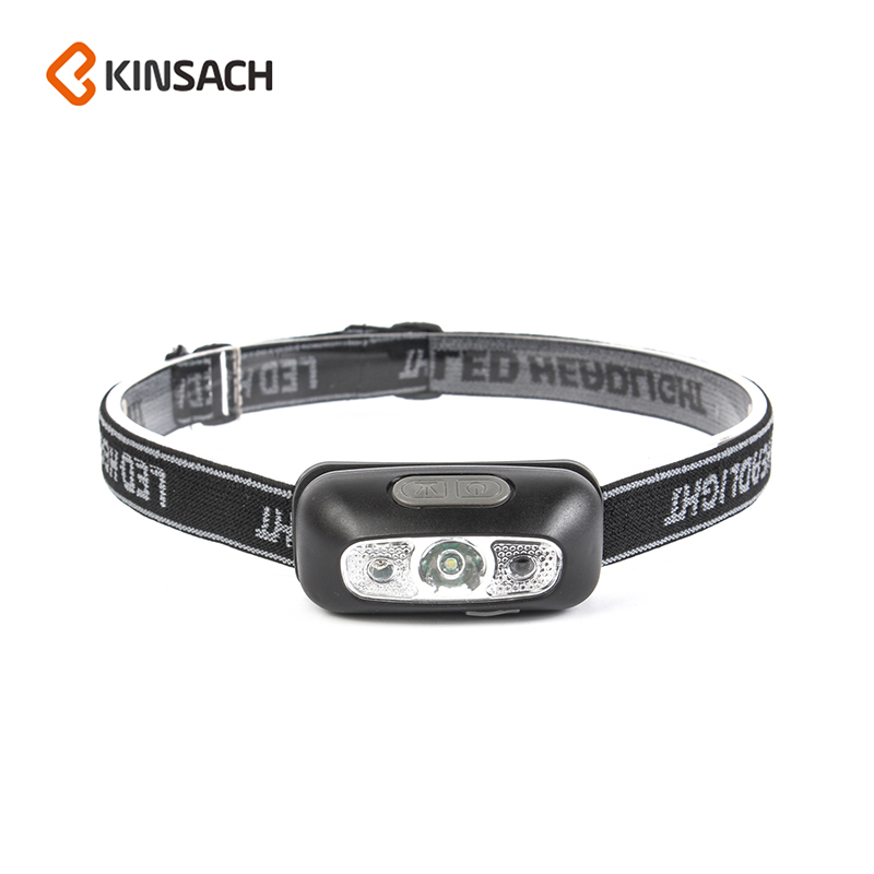 Smart hand-waving sensor outdoor camping strong light mini headlamp outdoor cycling headlamp