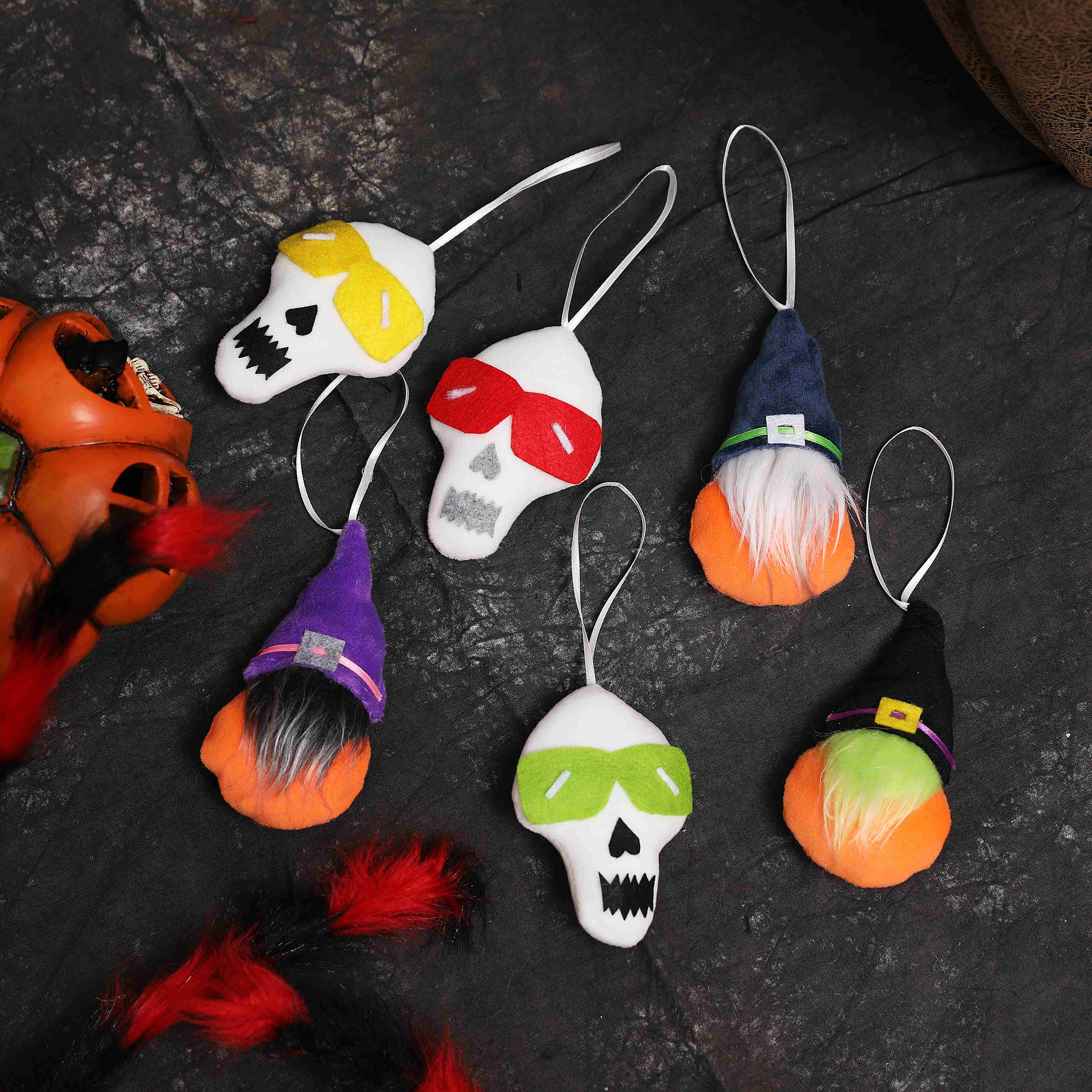 万圣节布置摆件实物图