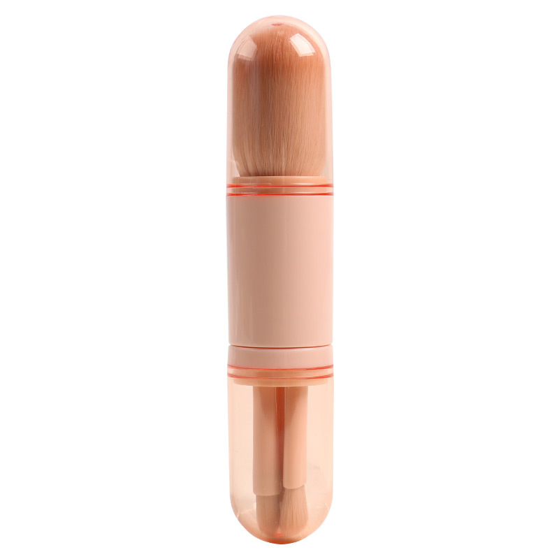 Four-in-one makeup brush, beauty tool, mini eye brush, skin tone extendable makeup brush, portable makeup brush Item Picture