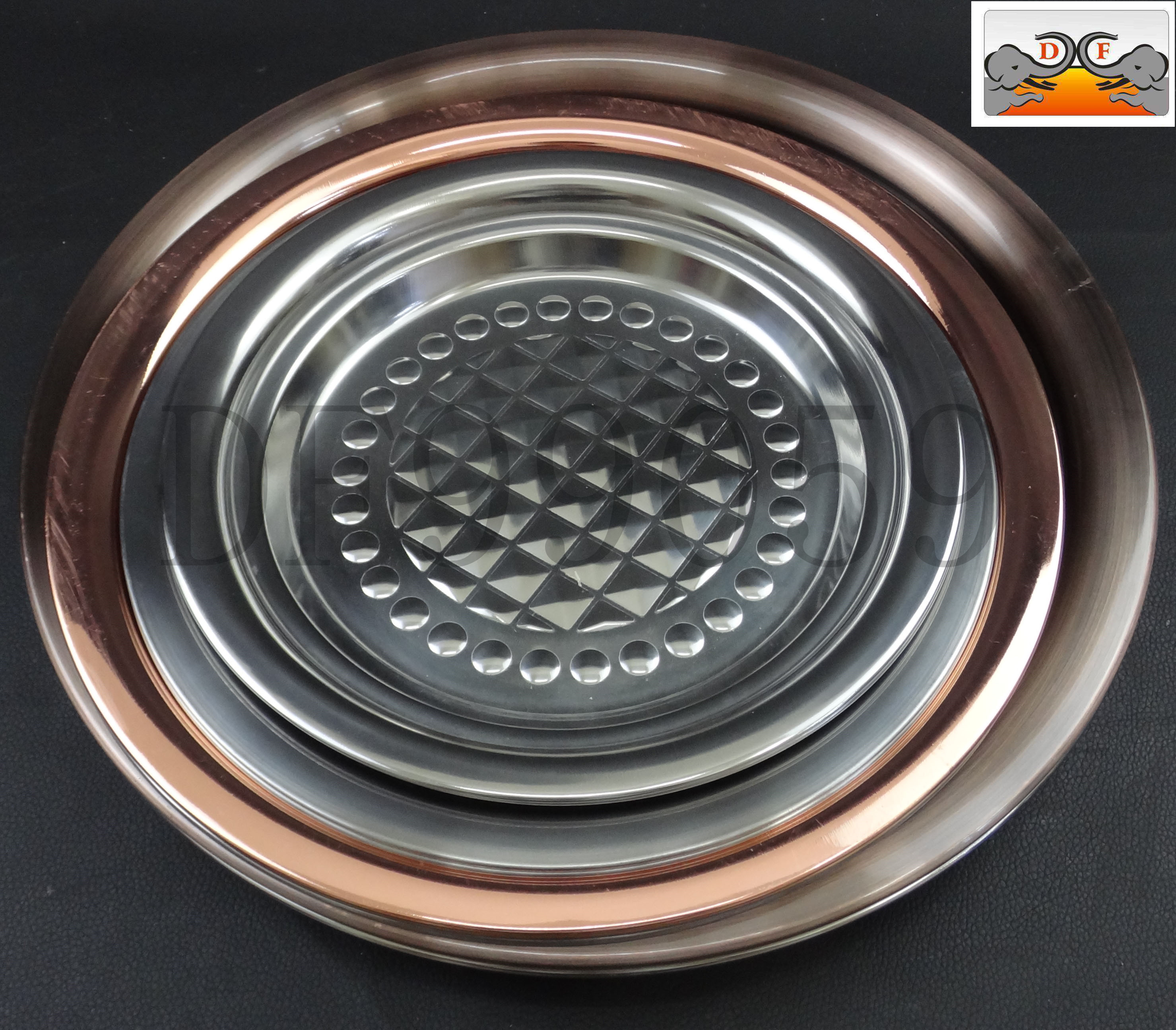 DF TRADING HOUSE DF99059 Diamond Plate Creative Kitchen Organizing diamond-shaped tableware Plate Other kitchen organizing supplies