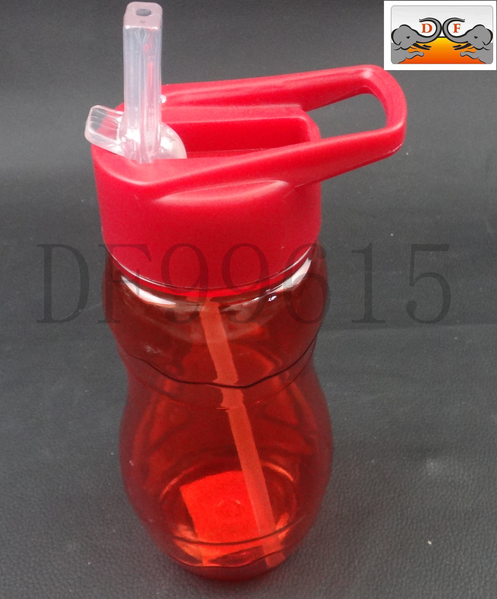 DF Trading House DF99615 Fashionable waist-shaped ice cup + Portable plastic Juice cup with spout cap Plastic cup pic 5