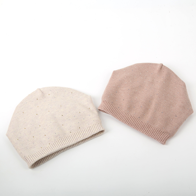 RAINBOW Hot drill wool autumn winter outdoor pile cap warm hat