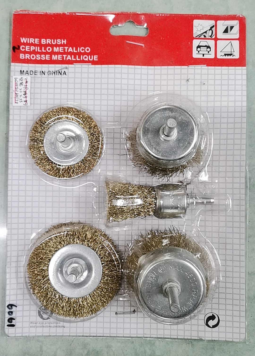5PCS Steel wire wheel Steel wire brush abrasive wheel grinder Hardware Tools 2022