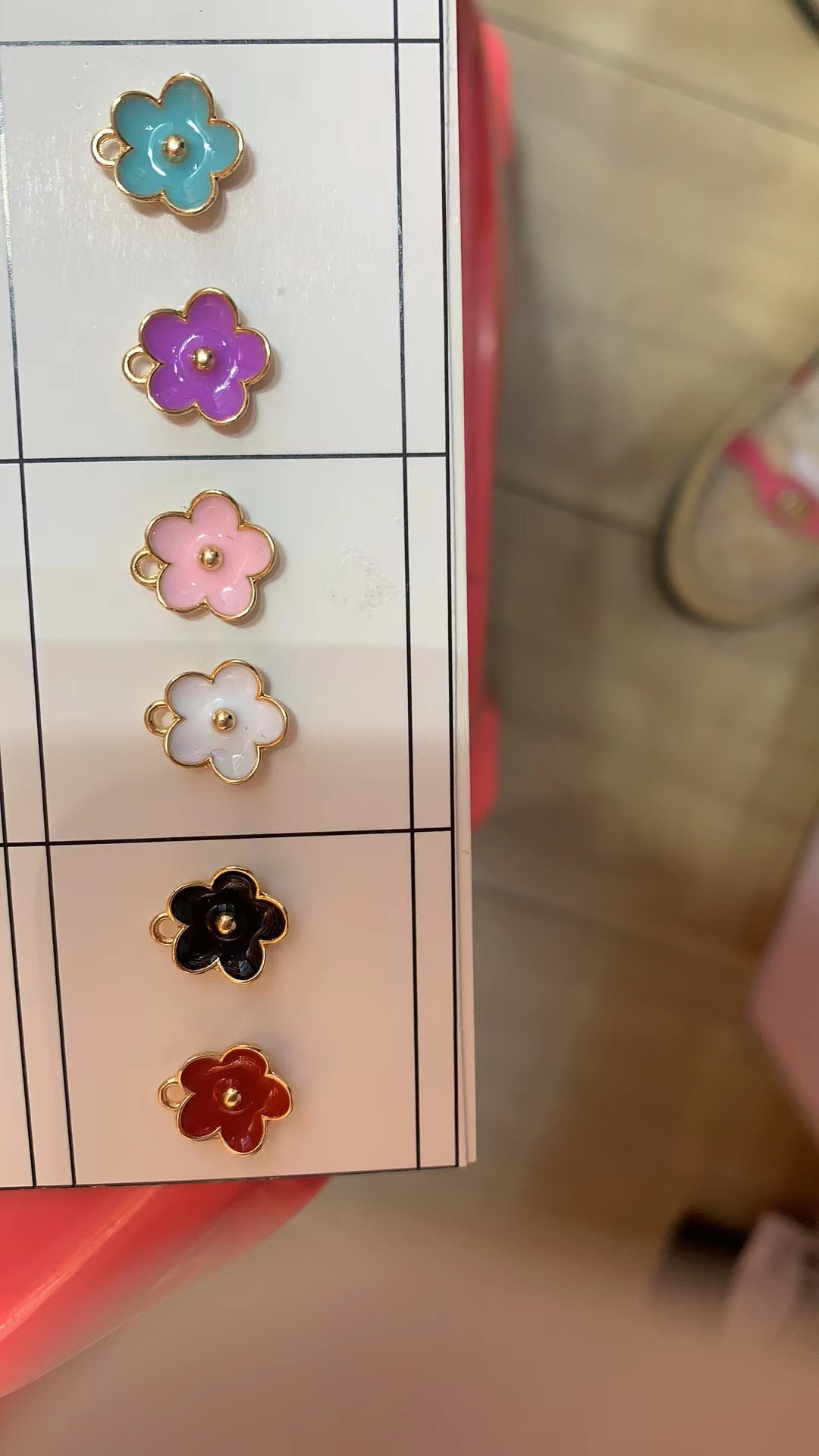 Alloy colorful small flowers