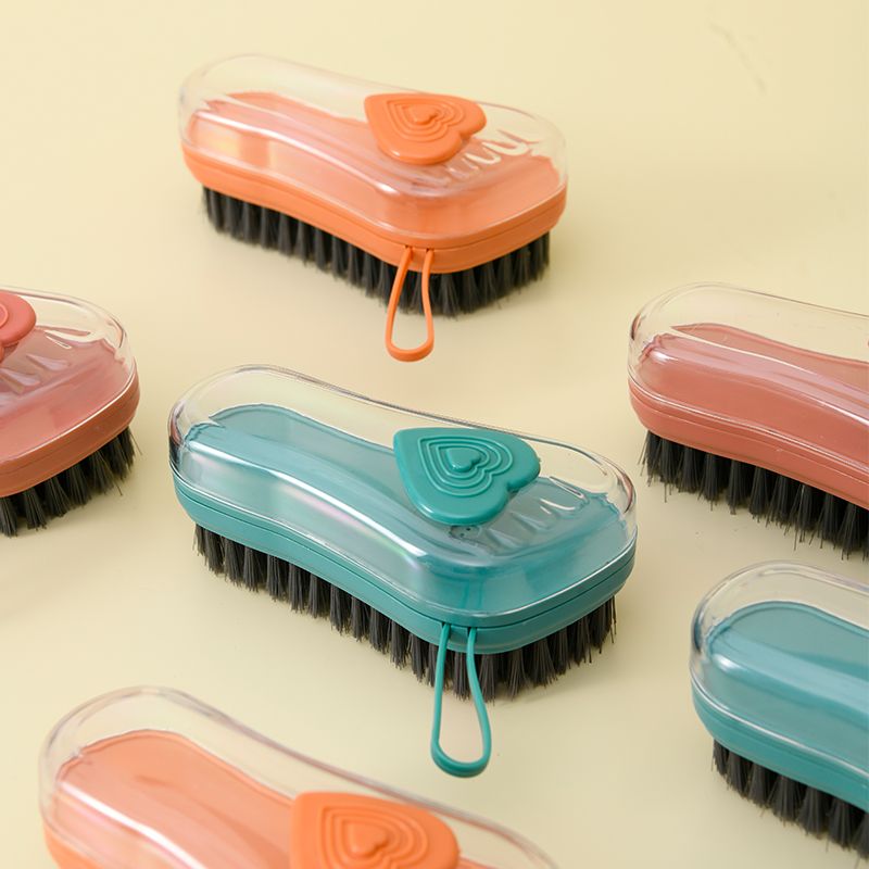Shoe brush, household wonder. Soft bristles do not damage clothes. Multi-functional liquid cleaning brush. Laundry and shoe cleaning brush. Youdaoplaceholder0 bristle cleaning brush details Picture