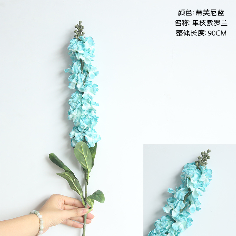 Delphinium, violet artificial flower, Christmas artificial flower, home decoration, wedding arrangement GF12323B Application Scenario