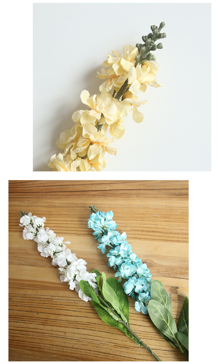 Delphinium, violet artificial flower, Christmas artificial flower, home decoration, wedding arrangement GF12323B pic 6