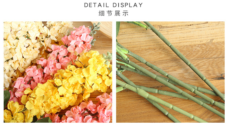 Delphinium, violet artificial flower, Christmas artificial flower, home decoration, wedding arrangement GF12323B pic 11