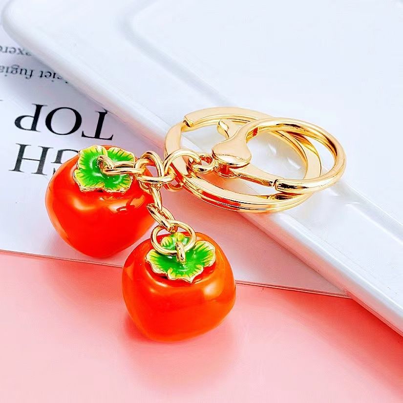 Alloy Apple keychain 3 piece set series mixed 6